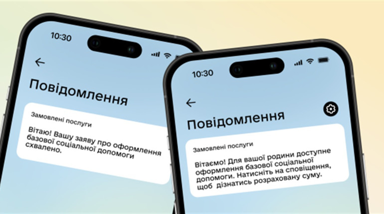 Базова соціальна допомога у смартфоні: нова послуга у застосунку «Дія»