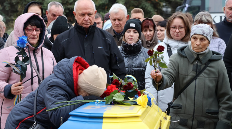 У Південноукраїнську попрощалися з Сергієм Левшою, який майже рік вважався зниклим безвісти