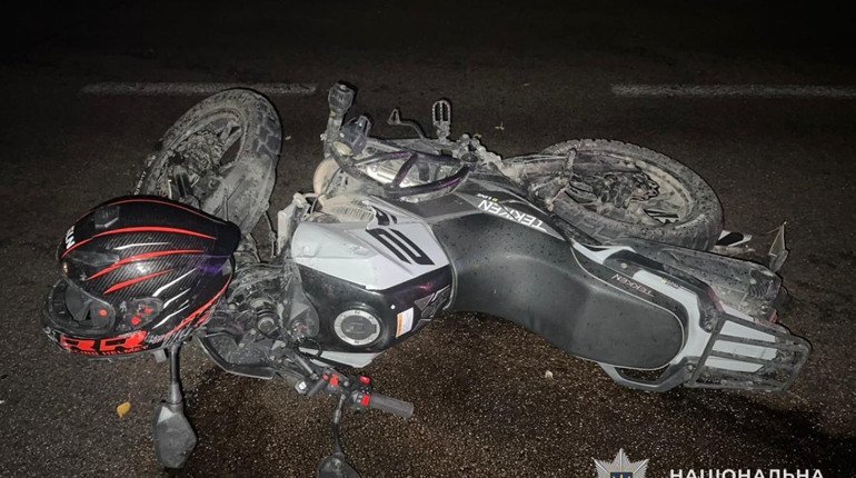 На Кременеччині трапилась аварія з неповнолітнім мотоциклістом