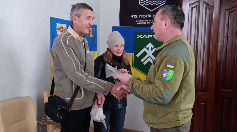 Олександр Лисенко із Гадяцької громади нагороджений відомчою нагородою «Золотий хрест»