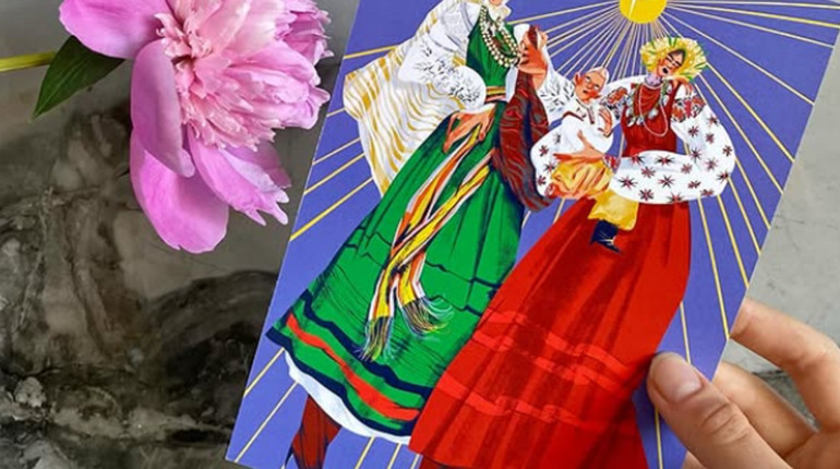 У Тарту відкрилася виставка херсонської художниці Ольги Родзік про силу національного костюму