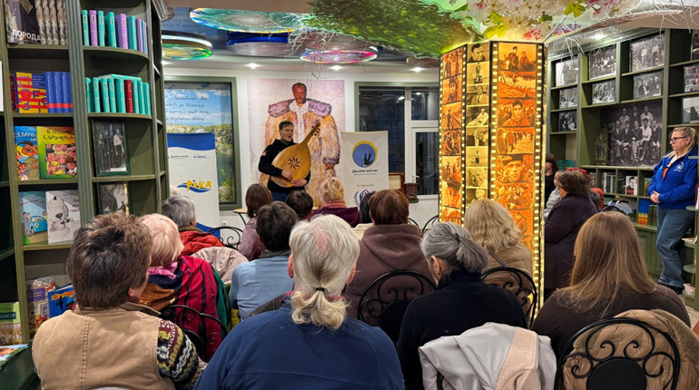 Лірник Тарас Дороцький у Первомайську: вечір, коли ожила давня епічна традиція