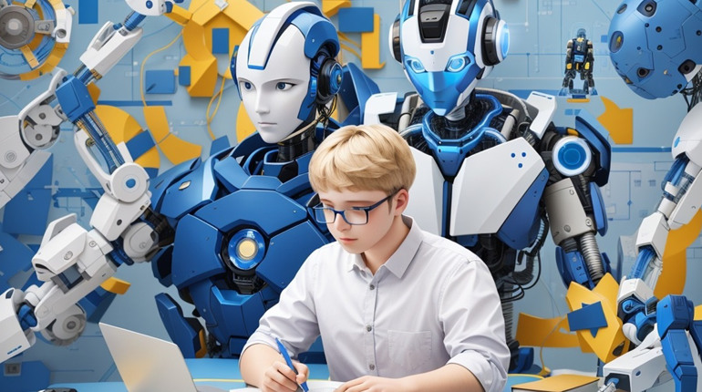 Учні Нижньосірогозького ліцею прокачали цифрові навички в челенджі EU Code Week 2025