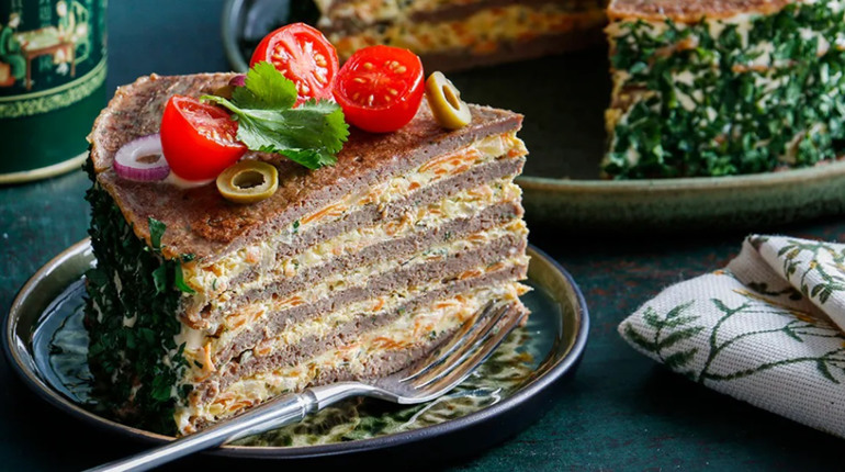 Печінковий торт з курячої печінки: покроковий рецепт