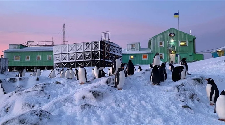 Полярники з “Академіка Вернадського” провели урок з Антарктики — серед учасників школярі Сірогозщини