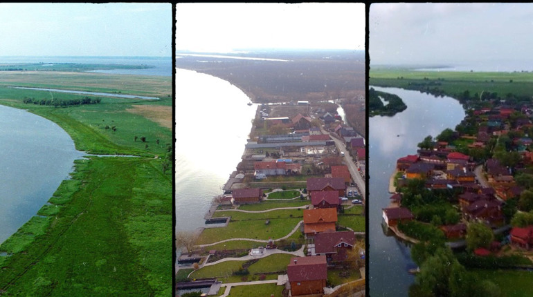 Майже 20 років різниці між першим дрон-знімком Нижнього Дністера: річка втрачає свої заплави