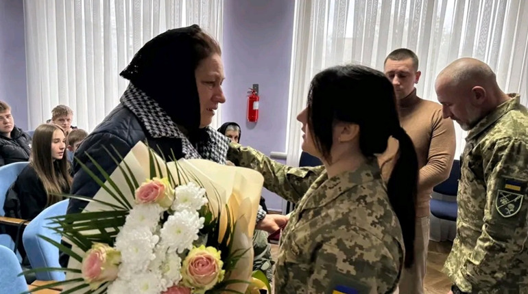 До Дня ЗСУ у Полонному орденами ”За мужність” посмертно нагородили чотирьох захисників