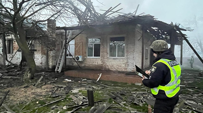 Ворожий безпілотник атакував цивільну інфраструктуру на Ніжинщині