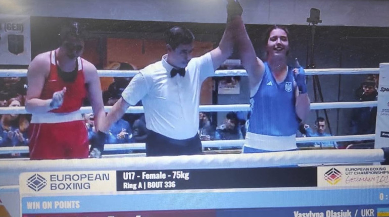 Старокостянтинівчанка Василина Оласюк стала чемпіонкою Європи з боксу!