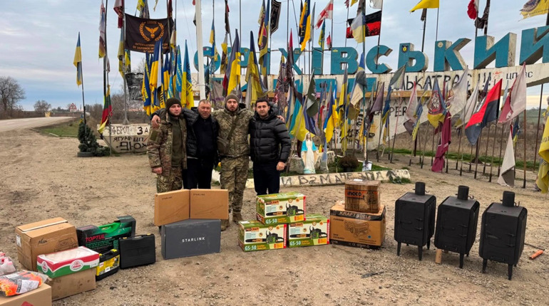 Максим Заремський вчерговий раз привіз допомогу нашим захисникам на Оріхівському напрямку