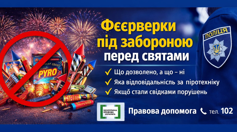Святкування без вибухів: що загрожує за використання феєрверків в Україні – пояснюємо на пальцях