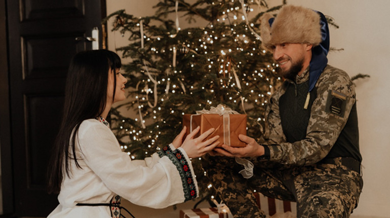 Різдво вдома: ветерани, які втратили кінцівки, взяли участь у сімейній фотосесії
