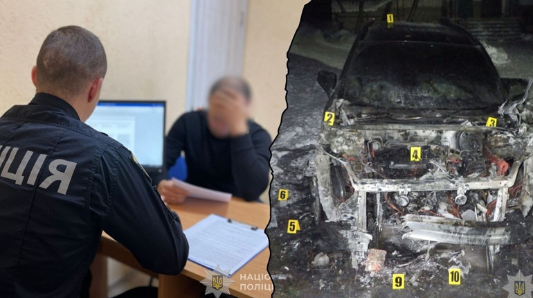 У Глухові чоловік вночі підпалив авто знайомої