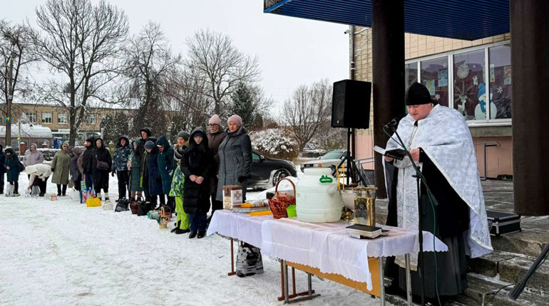 На Кагарличчині та Ржищівщині віряни Православної церкви України святкували Водохреще