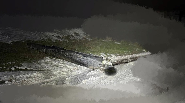 Ворожий БПЛА «Shahed» впав на території лікарні у Переяславі