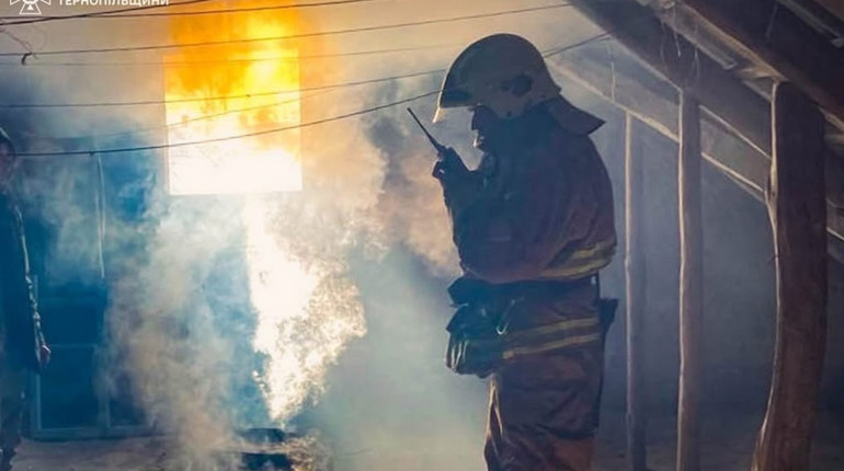 У Почаєві трапилась пожежа