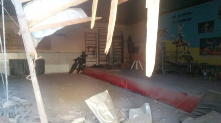 Атака дронів РФ по Сновську: поранена жінка, пошкоджені будинок культури та банк