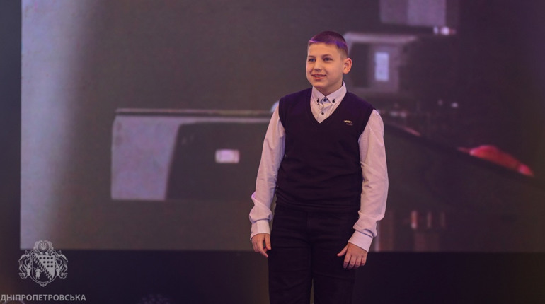 12-річний Володимир Костюк із Жовтих Вод — номінант обласного проєкту «Сила Героїв»