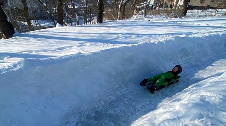 У Кременці відбулись змагання з санного спорту