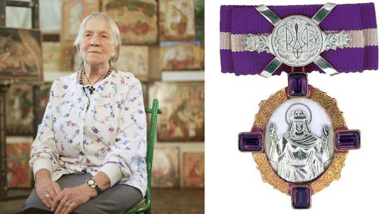 Художницю Віру Баринову-Кулебу нагородили орденом княгині Ольги ІІ ступеня