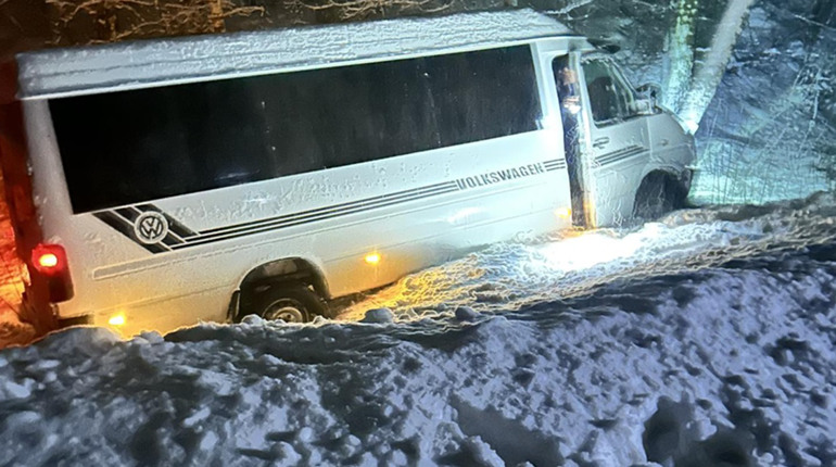 На Глухівщині автомобіль з'їхав з дороги та врізався у дерево: постраждали пасажири