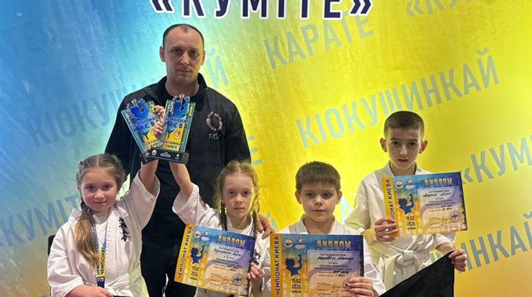 Юні каратисти з Фастова відзначились на Відкритому Чемпіонаті Києва з кіокушинкай