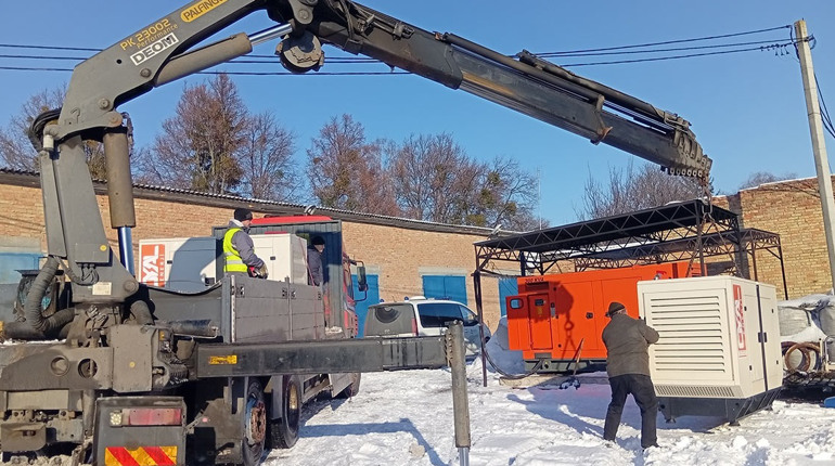 Кагарлицька багатопрофільна лікарня отримала генератор від Гуманітарного фонду Сергія Притули