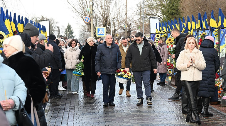 «Чотири роки незламності»: Кагарличчина вшанувала пам'ять полеглих Захисників