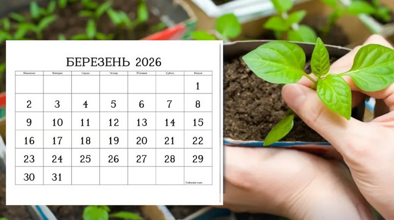 Місячний посівний календар садівника і городника на березень 2026 року