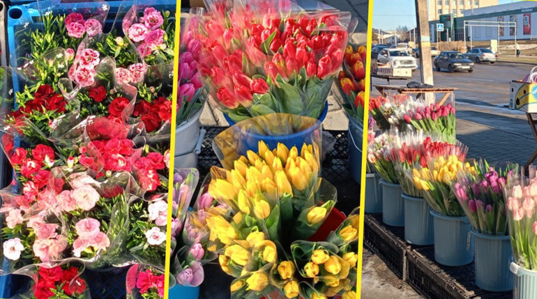 У Золотоноші запрацював квітковий базар просто неба