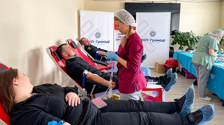 У Кагарлику відбувся традиційний День донора: кров здали понад пів сотні людей