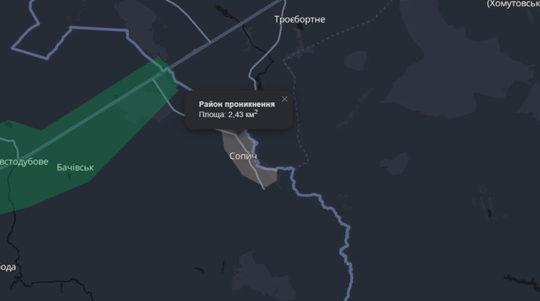 Село Сопич на Глухівщині опинилося у «сірій зоні» — DeepState