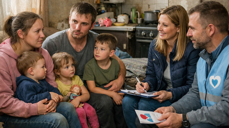 Троє дітей, брак досвіду і один шанс — як соціальний супровід допоміг молодій родині
