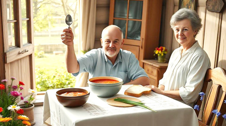 Смак маминого борщу