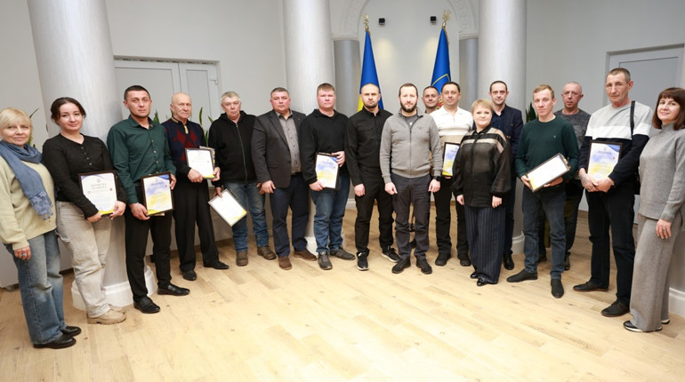 Керівника комунального підприємства зі Старокостянтинова відзначили в Хмельницькій ОВА