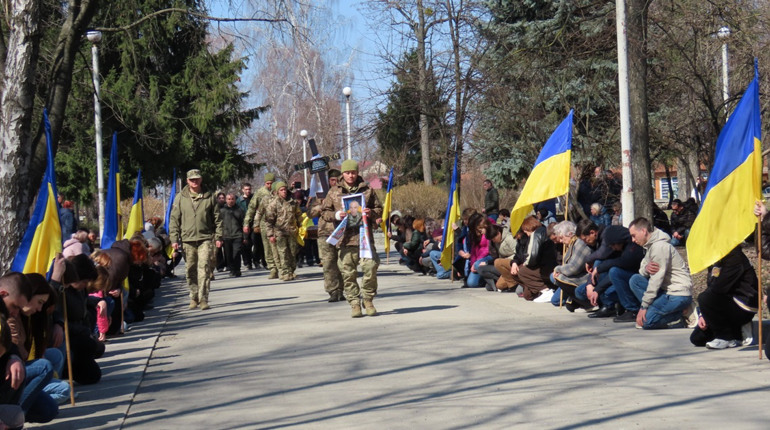 Церемонія прощання з Олександром Дерделем