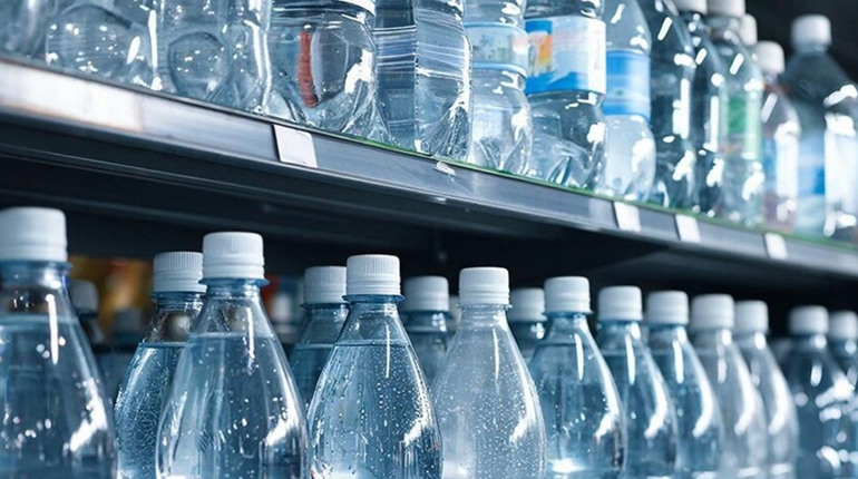 В окупованому Генічеську підприємця оштрафували за “іноземну мову” на пляшках з водою