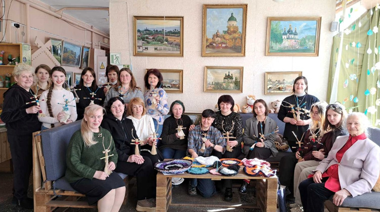 У бібліотеці створювали оберіг своїми руками