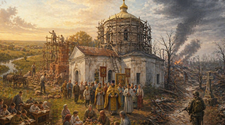 Козацька пам’ятка на лінії вогню: 160 років Георгіївській церкві в Ходиному — її історія