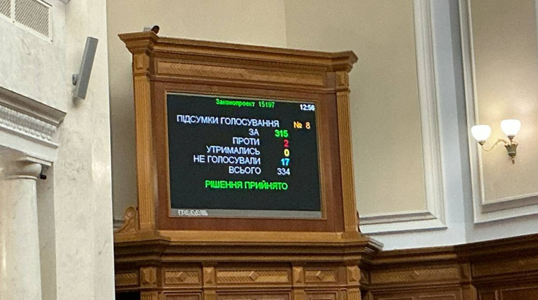 Верховна Рада продовжила воєнний стан і мобілізацію до серпня 2026 року