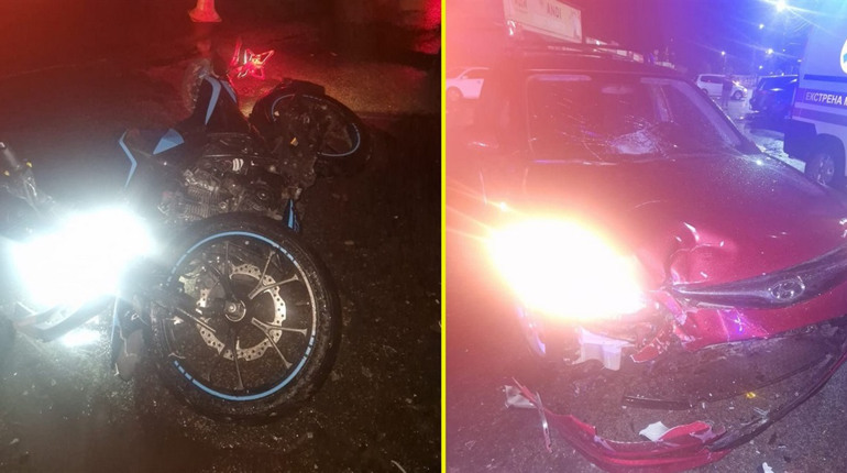 У Переяславі водій Hyundai збив 20-річну водійку мотоцикла, її з важкою травмою госпіталізували