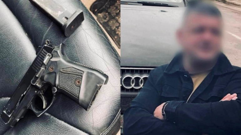 У Сарнах зупинили водія авто, який незаконно перевозив зброю