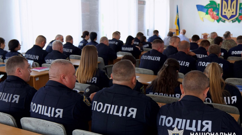 У Старокостянтинові представили нового начальника місцевого відділу поліції