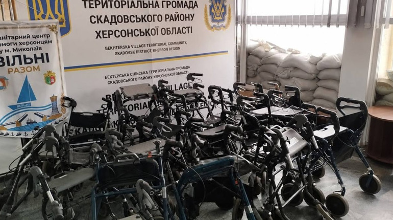 Гуманітарний центр “Вільні разом” отримав важливу допомогу для мешканців Херсонщини