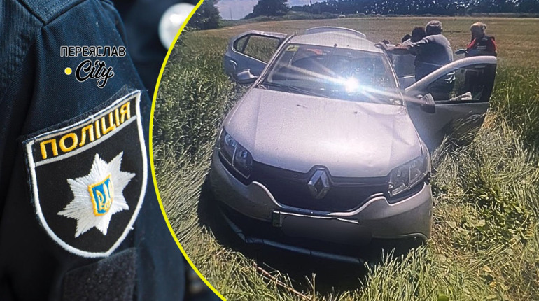 На трасі біля Переяслава в кювет перекинувся автомобіль, пасажирку з дитиною доправили в лікарню