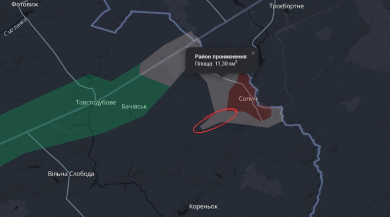 Ще на півкілометра зросла площа «сірої зони» на Глухівщині: хроніка змін