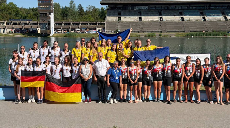 Фастівські веслувальники вибороли 19 золотих медалей на чемпіонаті Європи