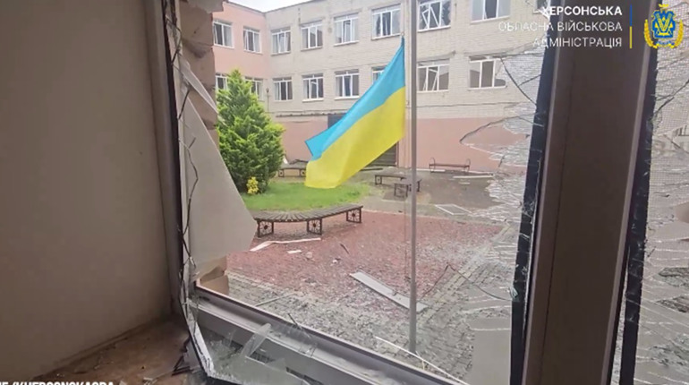 Росіяни майже знищили школу №30 у Херсоні
