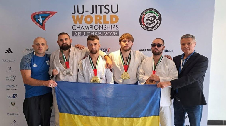 Фастівські ветерани здобули срібло та бронзу на чемпіонаті світу з параджиу-джитсу в ОАЕ