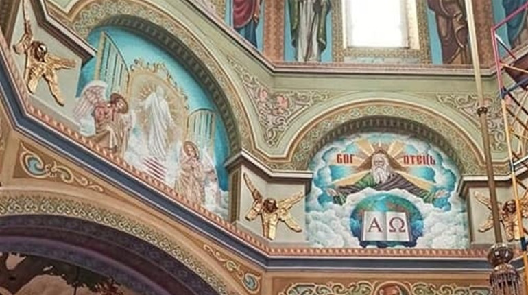 Ще одна мозаїчна ікона в храмі Чорткова – одному з найошатніших у Галичині й на Поділлі